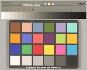 Image (Stepchart and Colorchecker), cropped and reduced